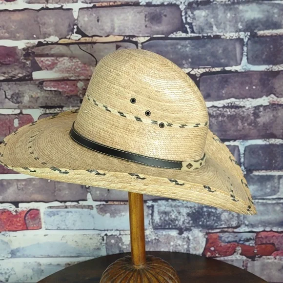 Sahuayo "Pecos" Woven Straw Hat - Picture 5 of 10